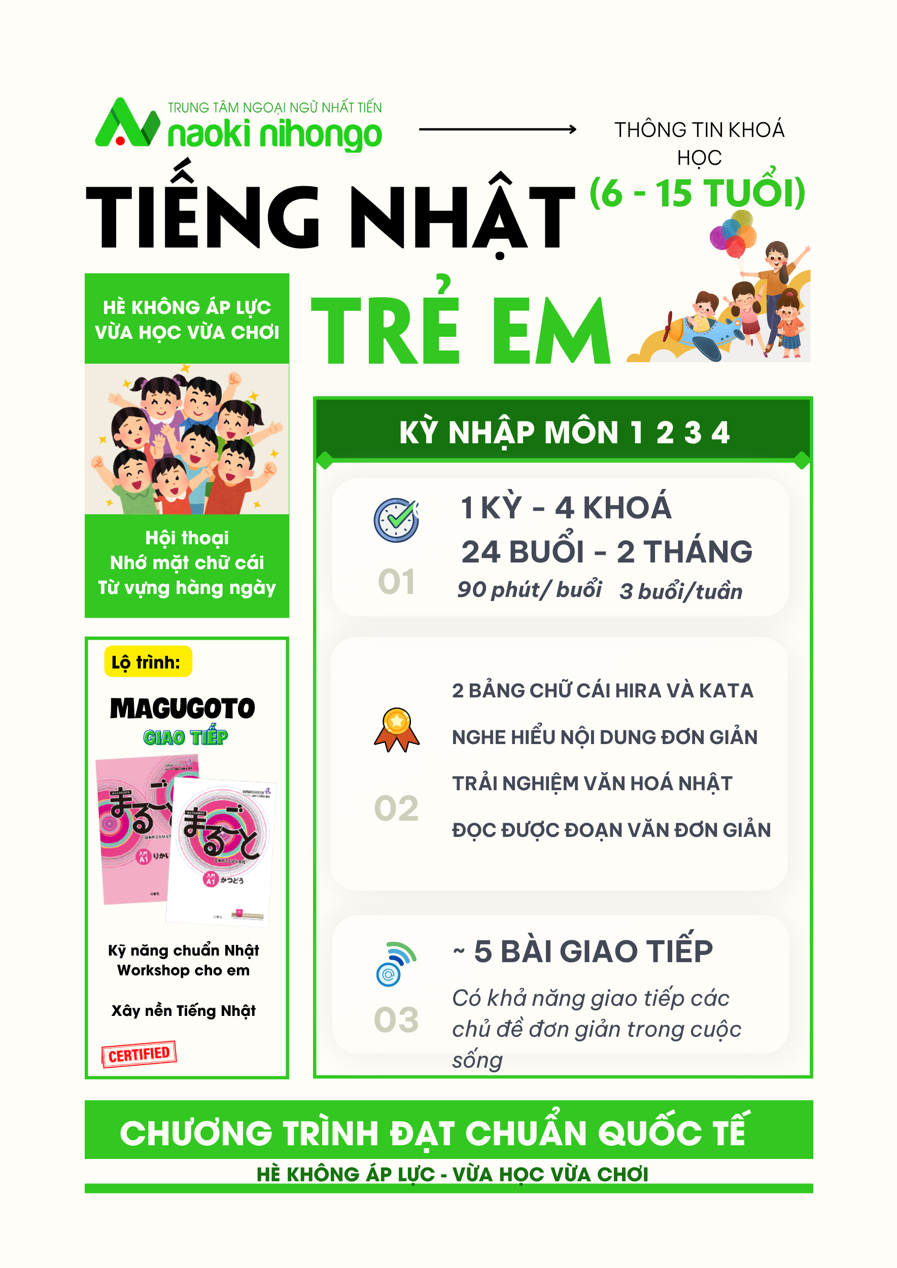Khoá trẻ em nhập môn